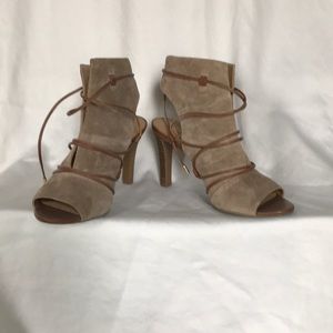 High heeled booties